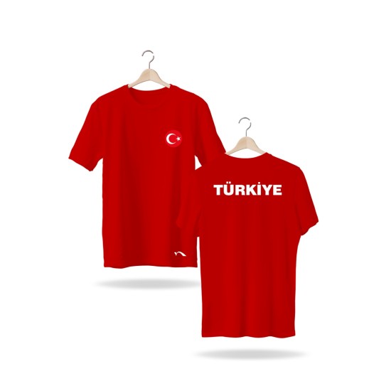 Türkiye Tişörtü – Bayraklı & Özel Tasarım Seçenekli