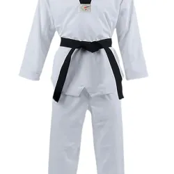 Senson Siyah Yaka Taekwondo Elbisesi